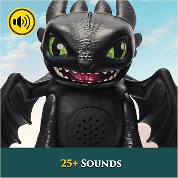 DreamWorks Dragons Roaring Minis Toothless Interactive Dragon Toy