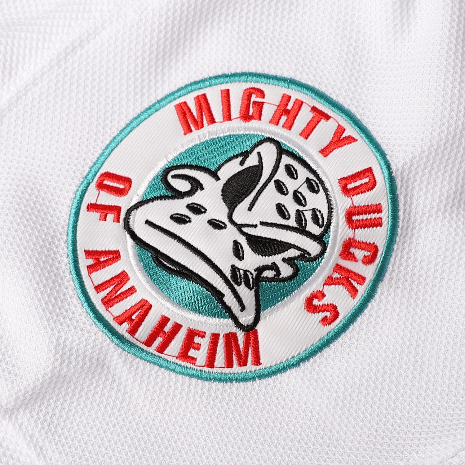 Men Mighty Ducks 33 Greg Goldberg 96 Charlie Conway 99 Adam Banks Camisetas de Hockey sobre Hielo Cosidas - - Large