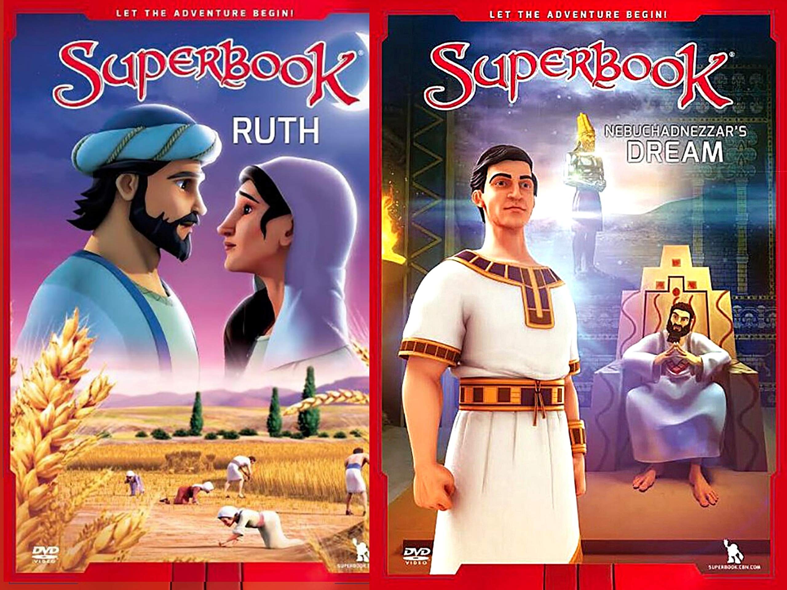 Superbook Season 3 DVD Full Set (13 Episodes) + DVD Holder + Ruth
