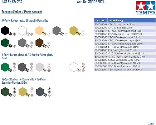 Miniatura 3 de Tamiya Modelos Alemanes 8 Ruedas Sd.Kfz 232 Modelo Kit
