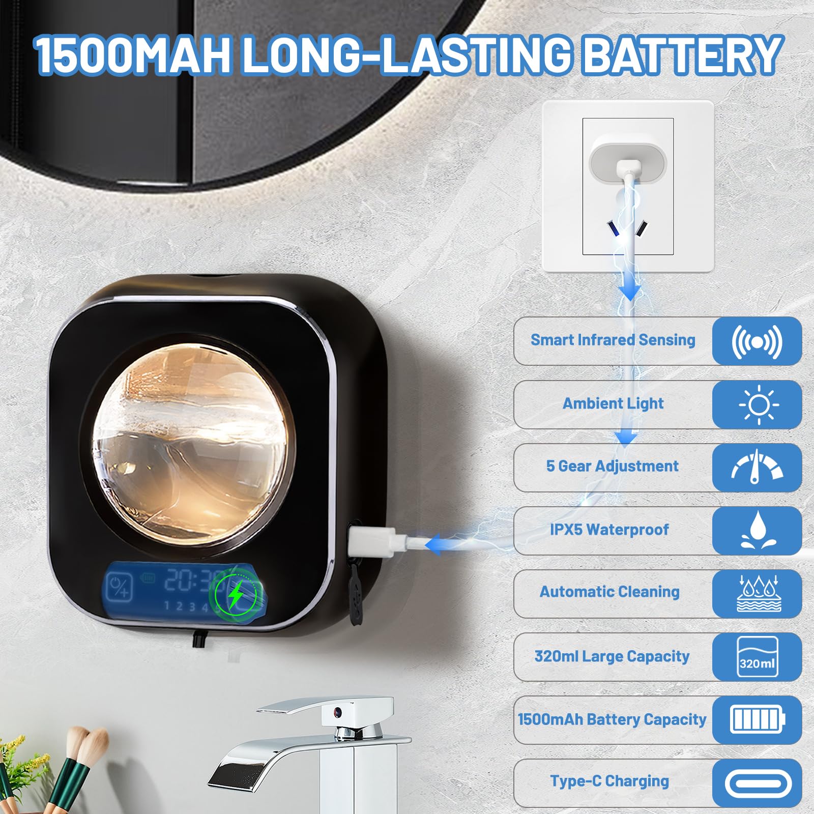 Type-C Charging Port and Sealed Compartment