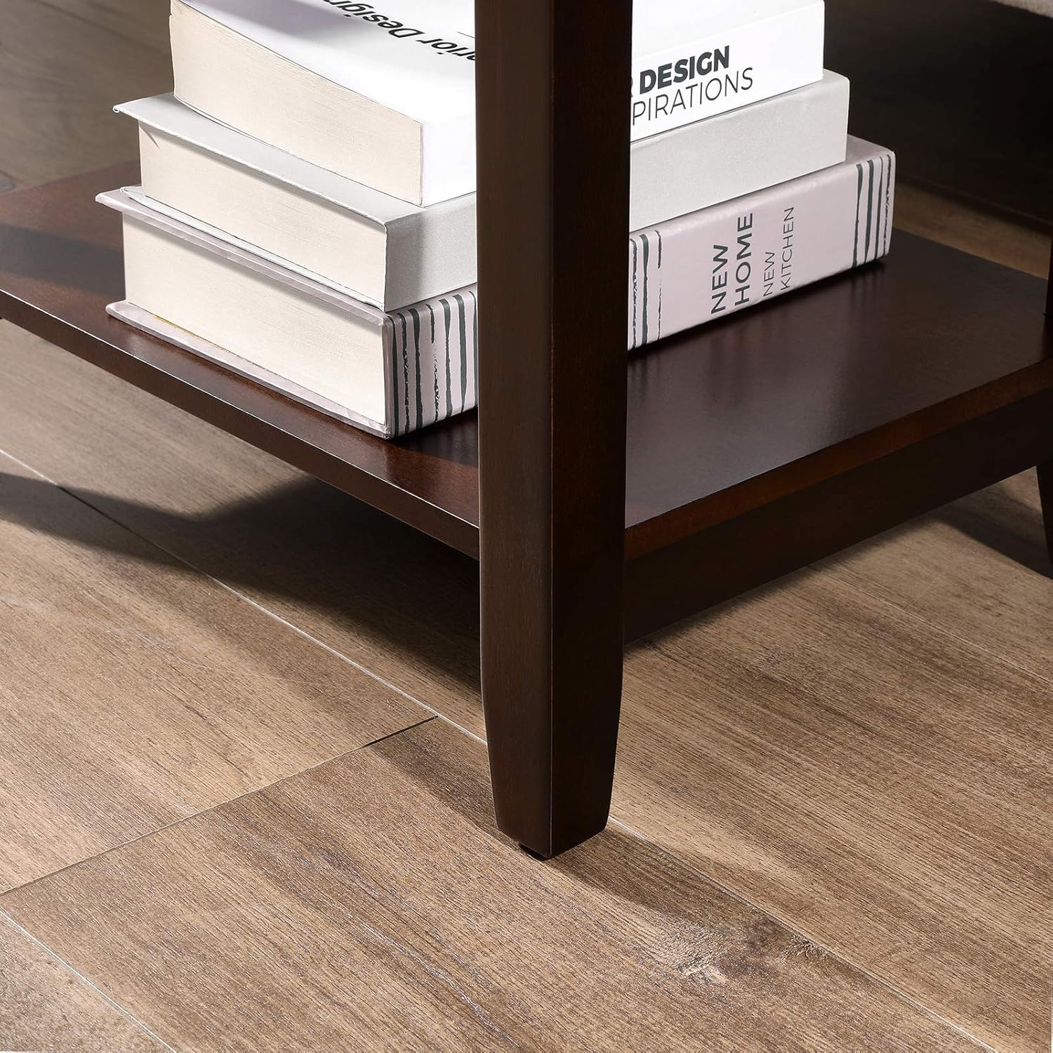 Top Brands VASAGLE End Table, Nightstand with Drawer and Bottom Shelf, Compact for Bedroom Living Room, 15.7, Reddish Brown