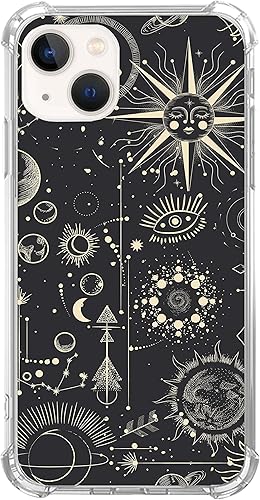 SBTRKT Funda para telĂ©fono con diseño de estrella celestial retro vintage, compatible con iPhone 13, diseño estĂ©tico mĂstico del sol, luna, para SBTRKT Funda para telĂ©fono con diseño de estrella celestial retro vintage, compatible con iPhone 13, diseño estĂ©tico mĂstico del sol, luna, para
