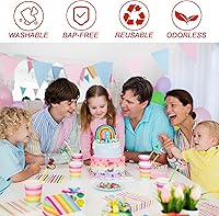 Vista 6 de 4 tapas de paja de Navidad para copa Stanley, 0.394 in, 0.4 pulgadas, accesorios de Navidad con vaso de 30 y 40 onzas con asa, a prueba de polvo