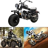 Vista 6 de Tubería de manguera de freno hidráulica trenzada de 70 pulgadas, compatible con GY6 chino, ATV, motocross, Go Kart, 0.394 in, extremos banjo de 70.1