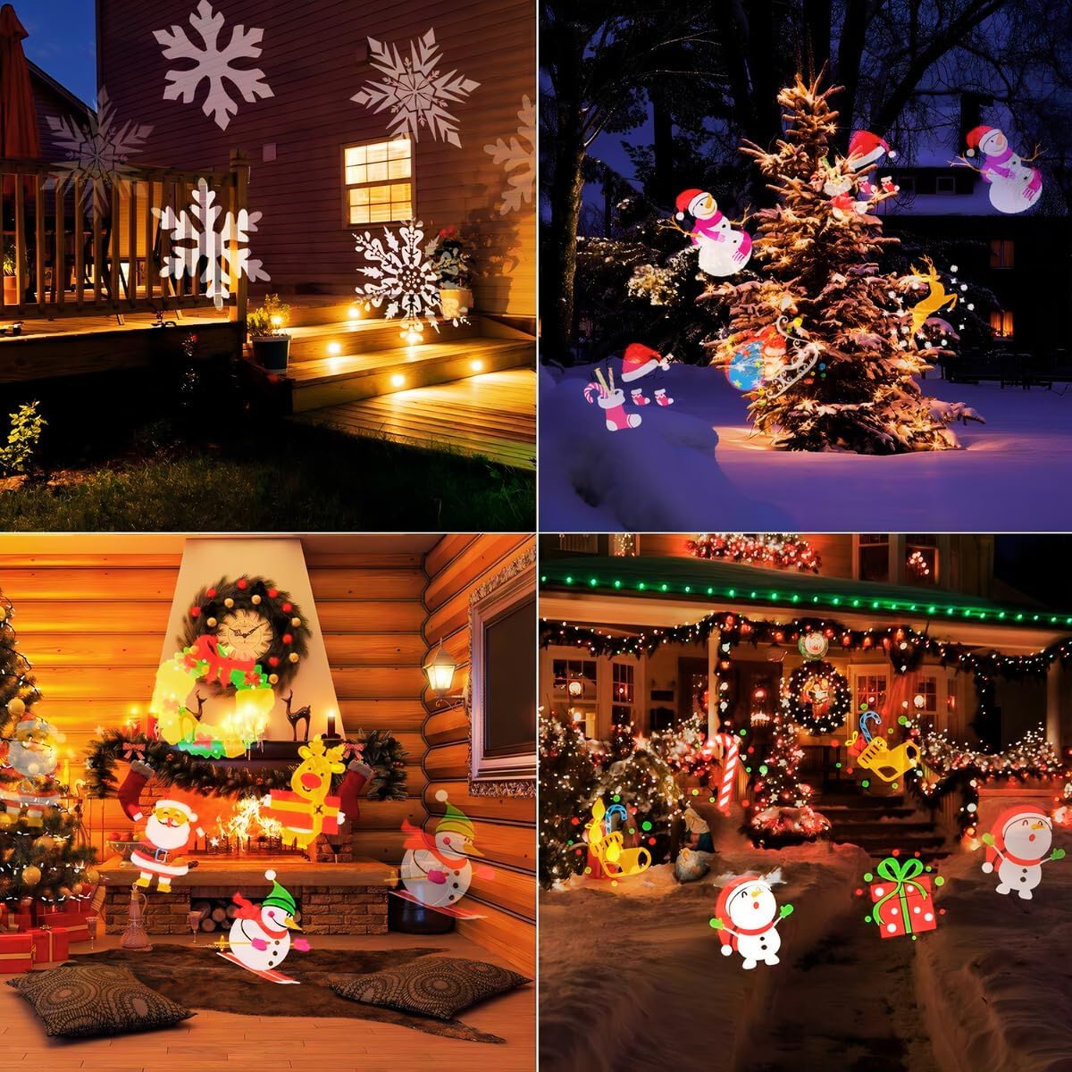 Refletor Projetor de Natal LED à Prova D’Água 3D – 6 Desenhos Natalinos, Luz Colorida, Ideal para Jardim, Fachada e Decoração Externa Interna – Bivolt 110V/220V Premium Refletor Projetor de Natal LED à Prova D’Água 3D – 6 Desenhos Natalinos, Luz Colorida, Ideal para Jardim, Fachada e Decoração Externa Interna – Bivolt 110V/220V Premium