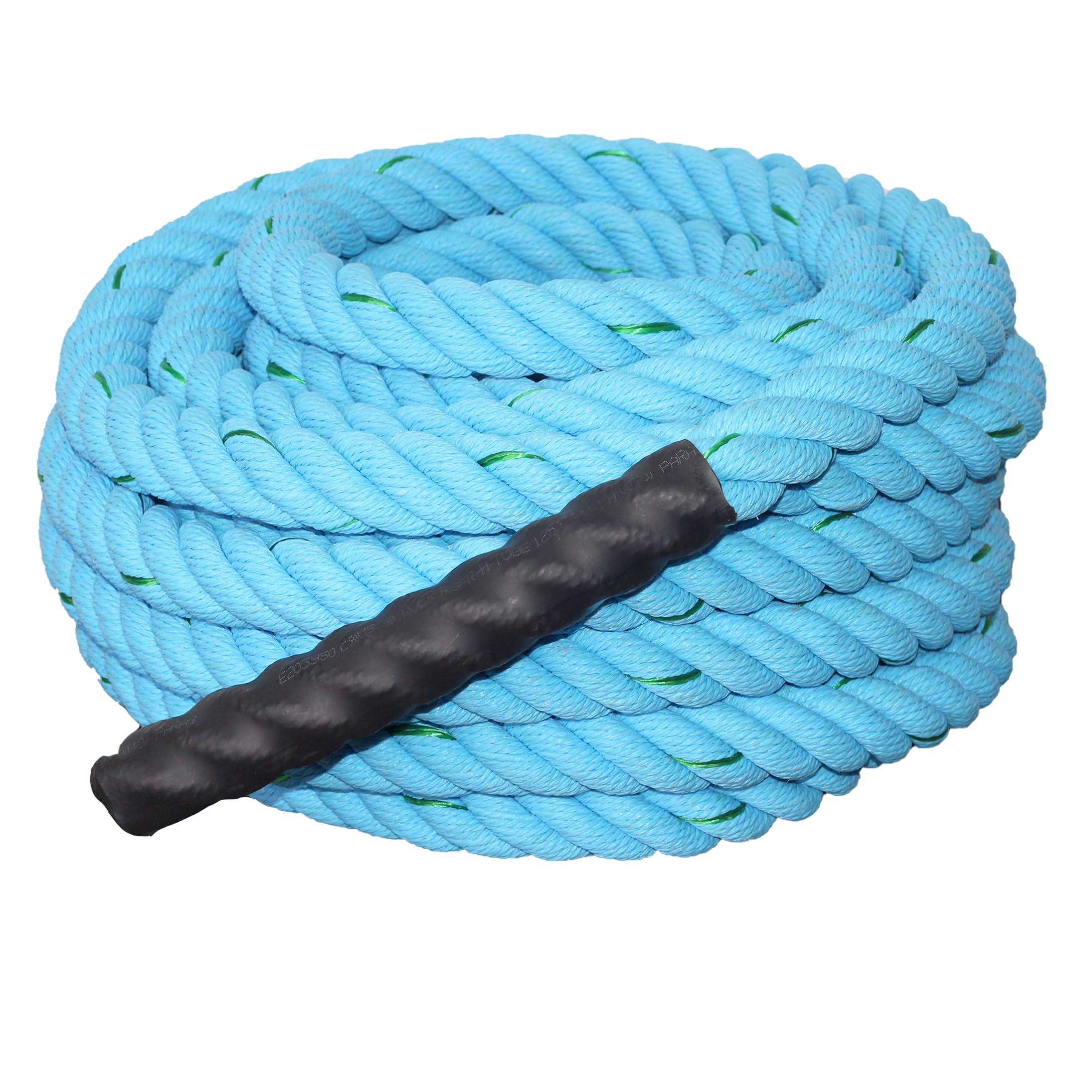 Fit Fusion® PolyPropelene Battle Rope for Gym, Battle Rope for Home, Heavy Battle Rope, 1.5 Inches Diameter(Blue, 40FT)-image-22