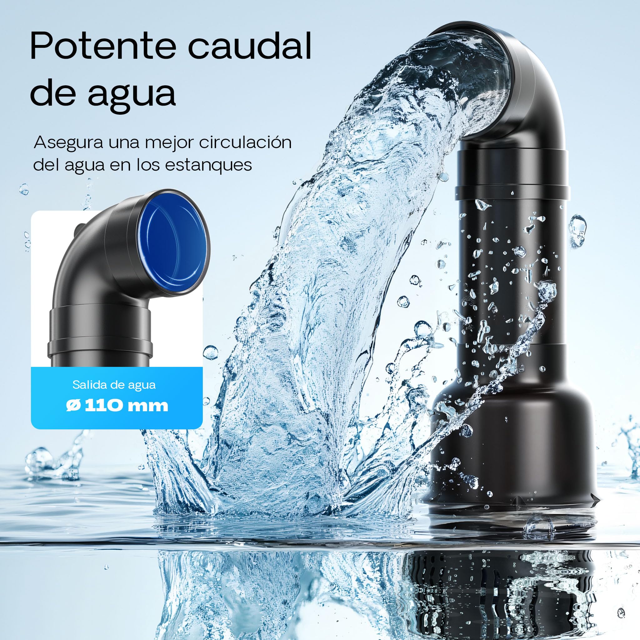 SunSun CEF-26000 bomba tubo estanques alto rendimiento 26000l/h 135W