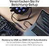 SoundSwitch Micro DMX Interface - Ultra Compact USB to DMX Interface Includes Free Use of SoundSwitch Software for 3 Months