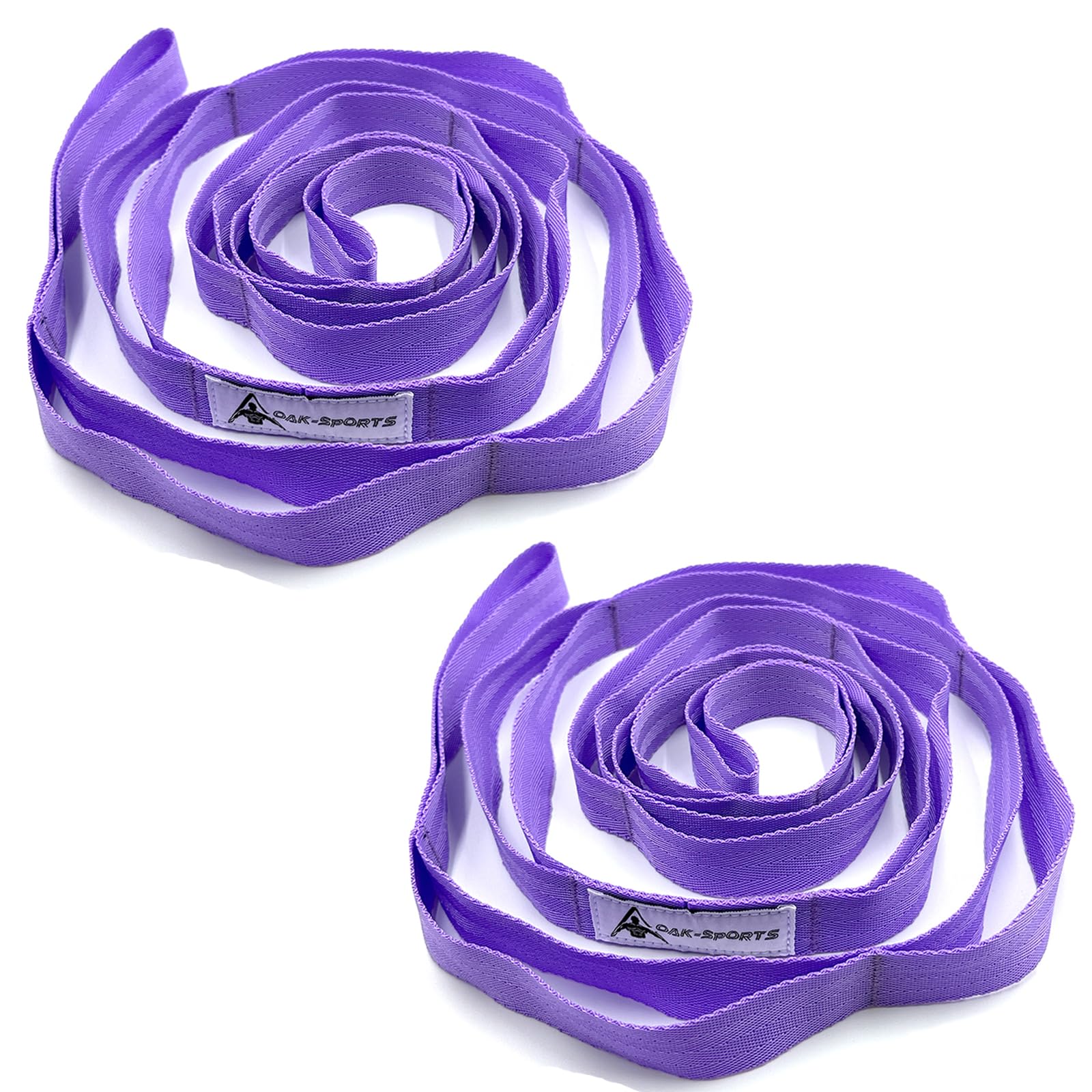 Stretching Strap Yoga Strap with Loops for Physical Therapy, Non-Elastic