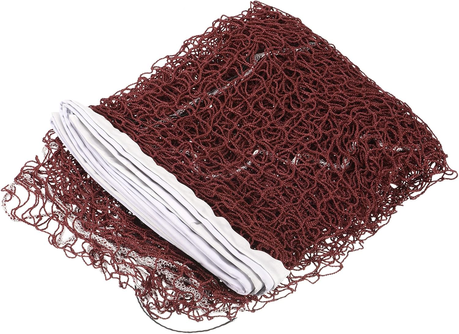 MMETERXITY Foldable Portable Badminton Net - Durable Polypropylene Replacement Net for Indoor Outdoor Backyard Beach, 10.2x2.5ft