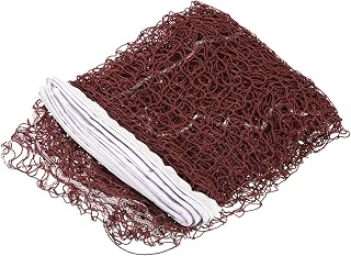 MMETERXITY Foldable Portable Badminton Net - Durable Polypropylene Replacement Net for Indoor Outdoor Backyard Beach, 10.2x2.5ft
