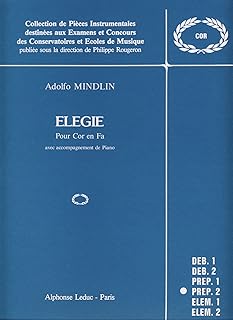 MINDLIN - Elegie para Trompa y Piano (Rougeron)