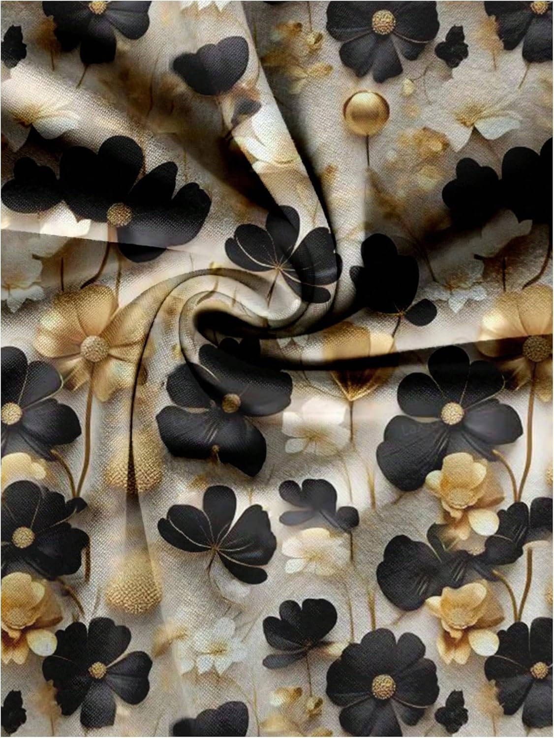 SOLY HUX Women's Plus Size Floral Tops Summer Blouses Ruffle Sleeve Crewneck Boho Shirts - Image 5