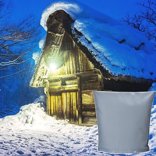 Miniatura 6 de Funda aislante para prevención de reflujo para exteriores, bolsa aislada para protección contra congelamiento de tuberías en invierno, válvulas de