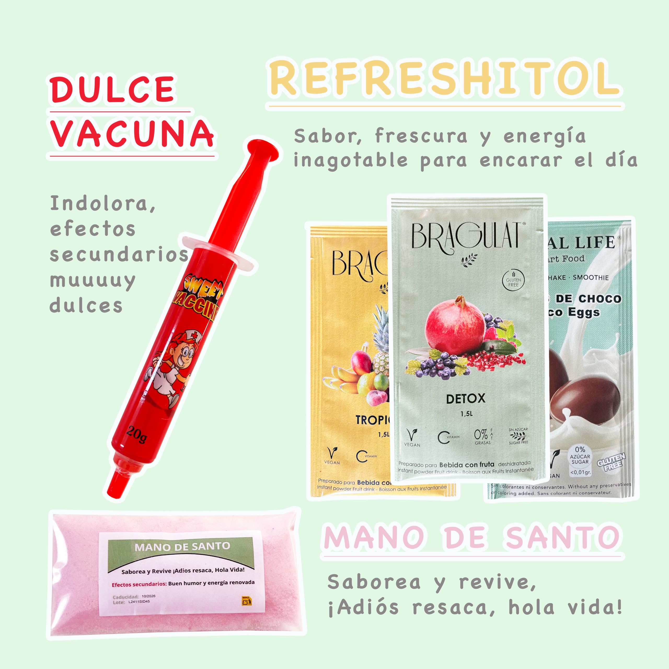Regalo Original Kit de Primeros Auxilios de Chuches – Caja de Golosinas Divertidas para Cumpleaños, Halloween o Amigo Invisible