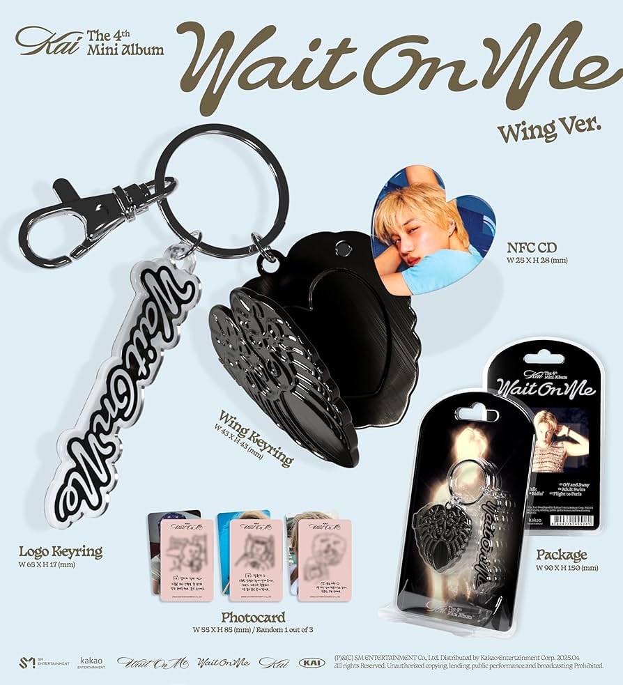 EXO カイ　Kai Wait On Me　QQ music中華　トレカ　19枚 EXO カイ Kai Wait On Me QQ music中華トレカ 20枚② - メルカリ