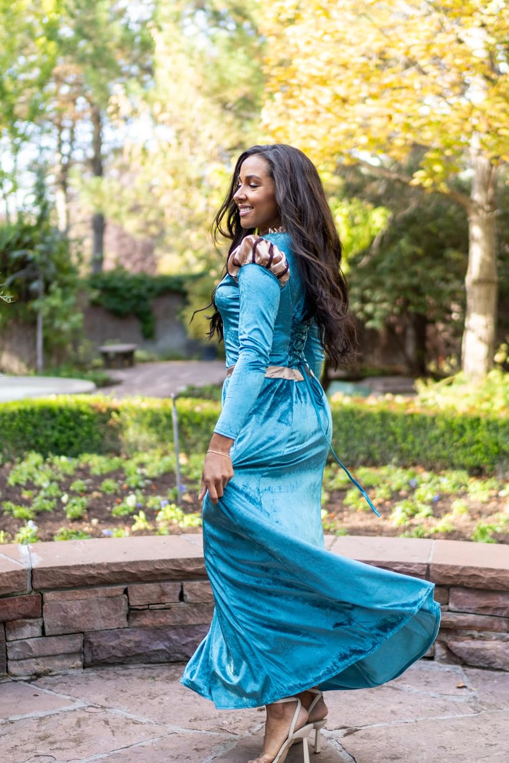 Little Adventures Enchanted Medieval Princess Dress-Up Costume for Adult Women - Machine Washable Cosplay Dresses