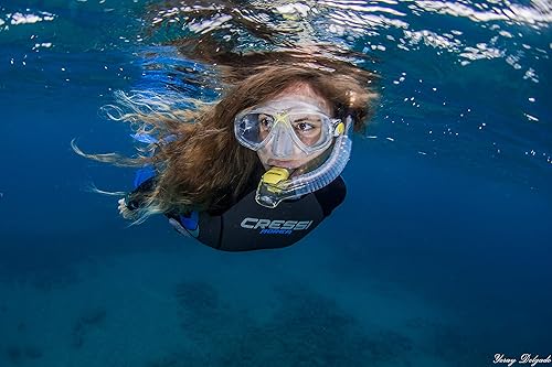 Miniatura 6 de CRESSI Kit de snorkel para adultos - Máscara y snorkel seco - Silicona suave, sello perfecto, válvula de secado superior - Marea & Supernova Dry