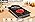 2 Burner Electric Cooktop - 110v Countertop and Built-in Electric Stove 2000W, 12 Inch Ceramic Stove with Residual Heat Indicator, Over-Temperature Protection, Knob Control, 110-120V Plug in