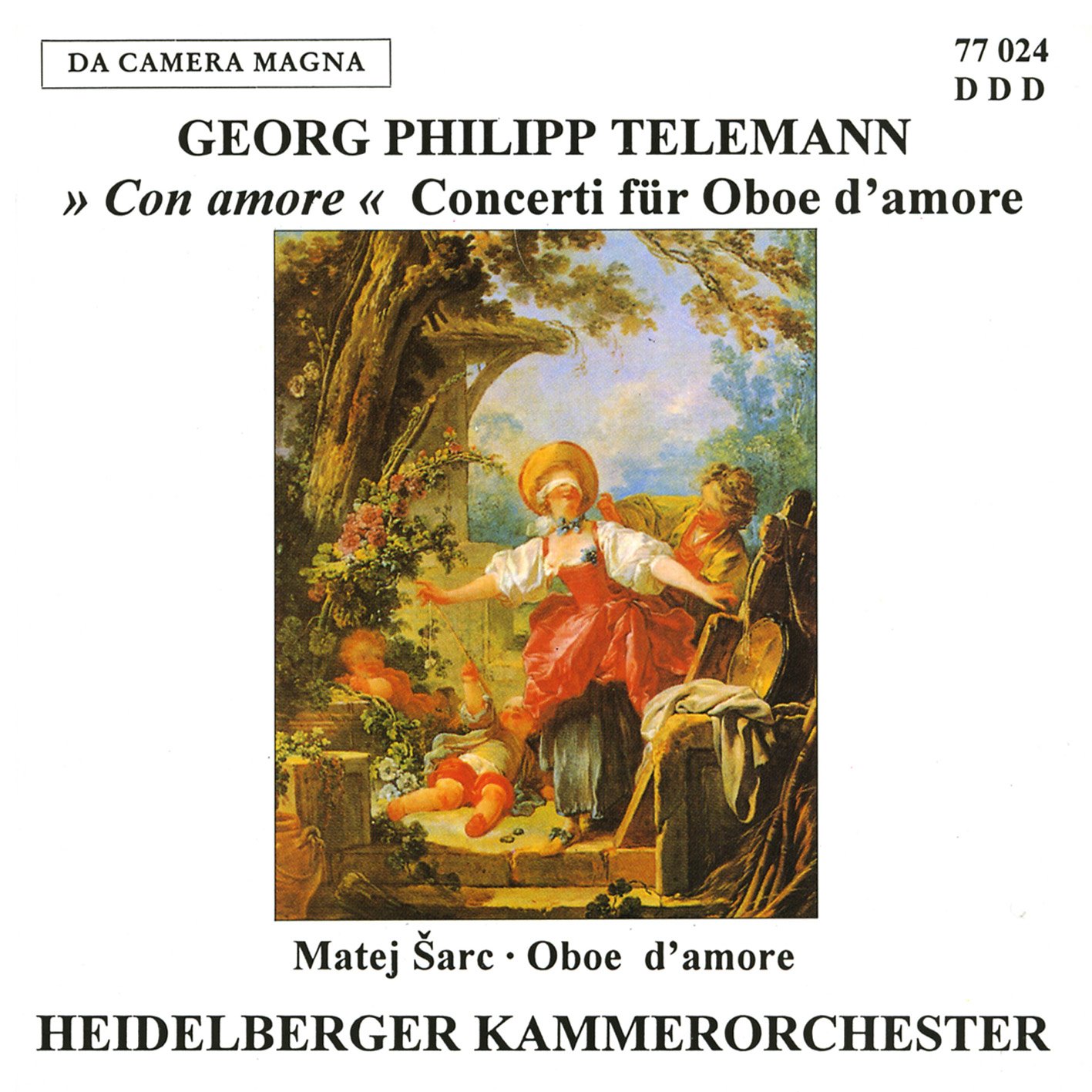 Georg Philipp Telemann: Concertos for Oboe d Amore
