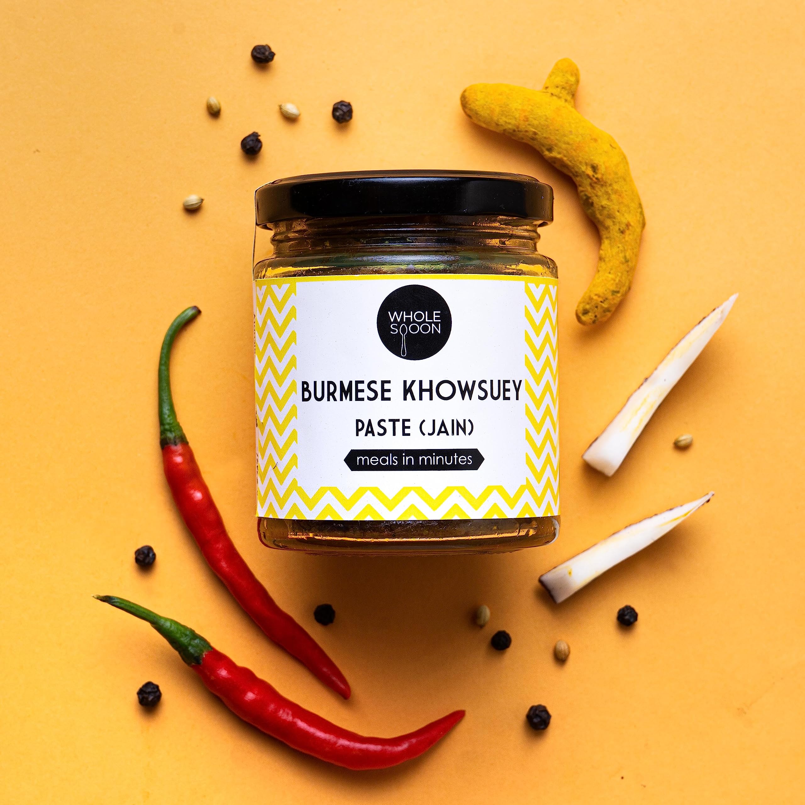 Wholespoon Jain Khowsuey Paste (180gm) | All Natural, Preservatives Free, Plant Based | Make Restaurant Style Jain Khow Suey in 10 mins (B0C8D7XHN2) Amazon Price History, Amazon Price Tracker