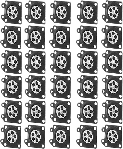 Miniatura 6 de Piezas de carburador, 30 unids/set diafragma carburador junta motosierra accesorio para ZAMA 2500/3800/4500/5200/5800
