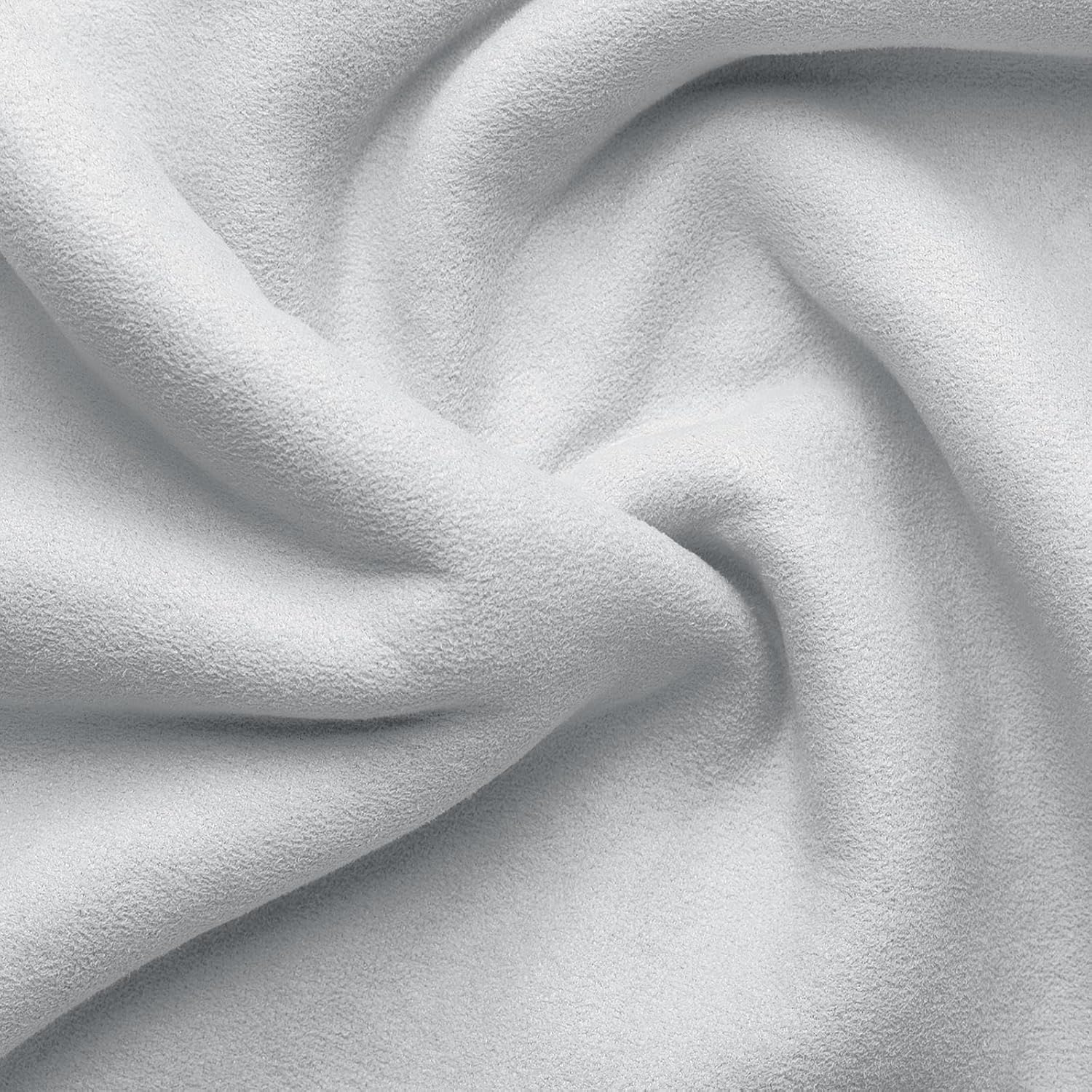 Yaheetech Velvet Swivel Vanity Chair with Back Upholstered Home Office Desk Armchair with Wheels Small Desk Chair for Bedroom Light Gray