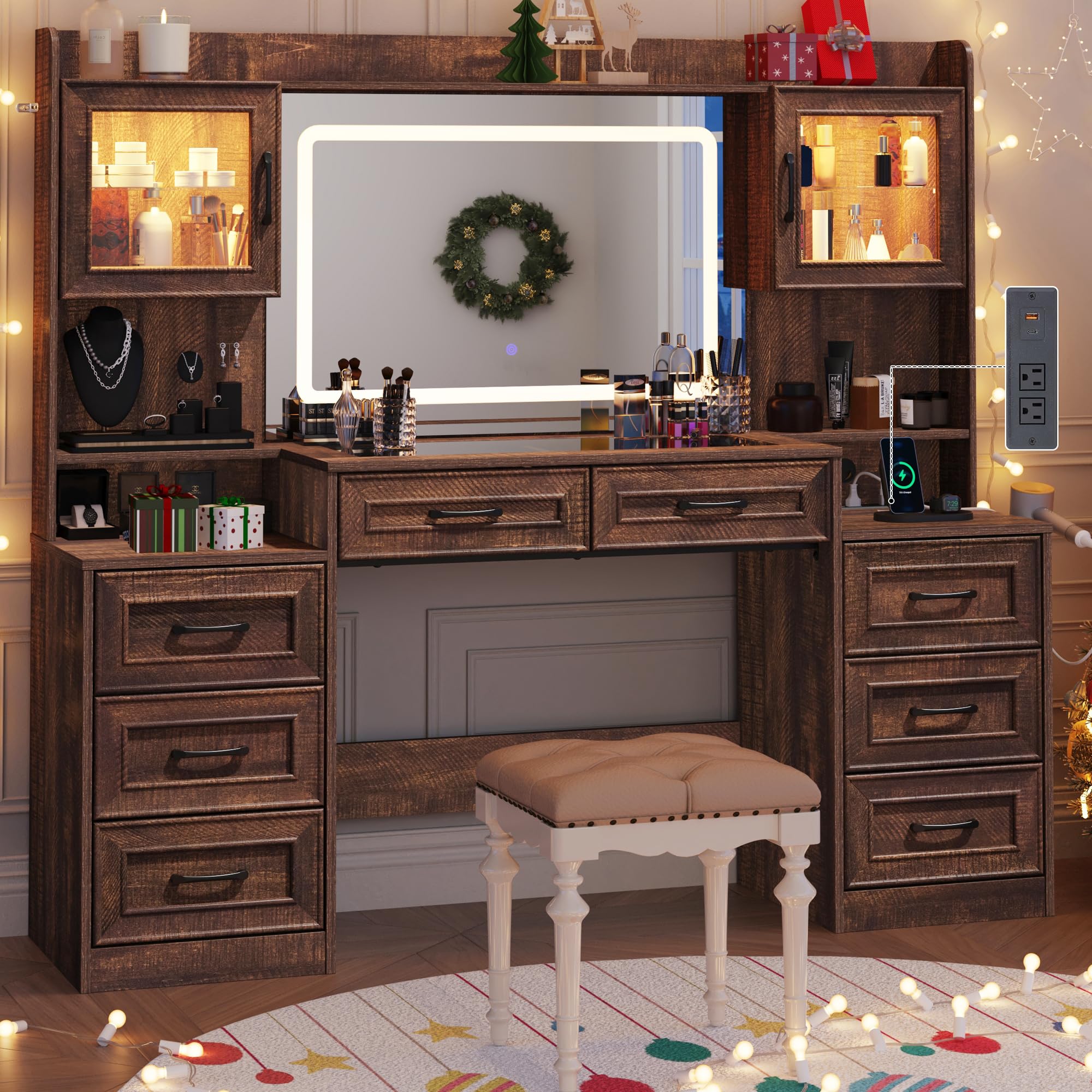 Chartustriable Farmhouse Vanity
