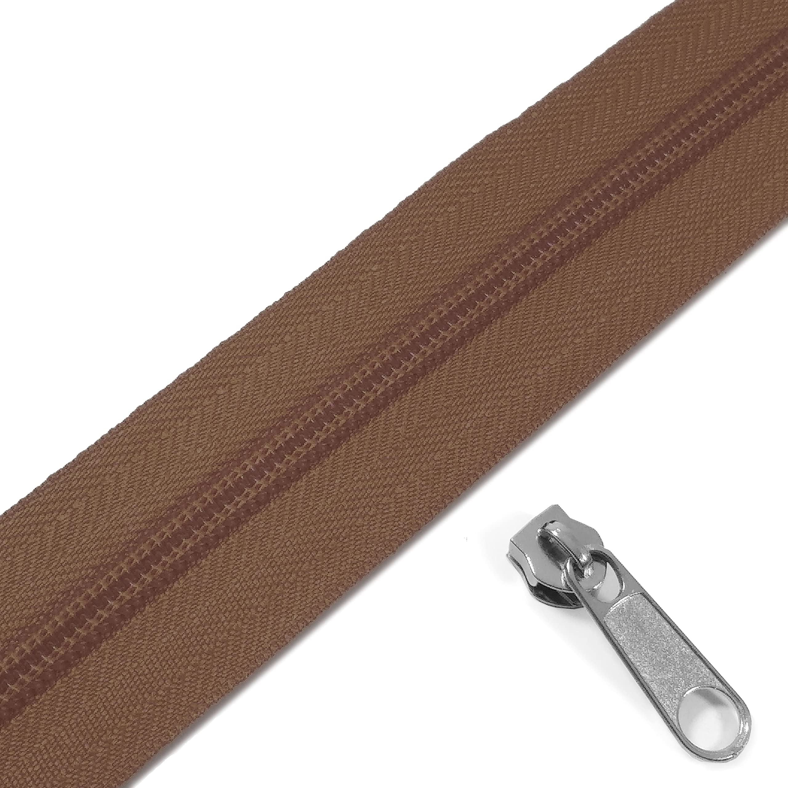 5 Cadena Larga Con Cremallera En Espiral De Nailon En Rollos Cortados - Foto 8