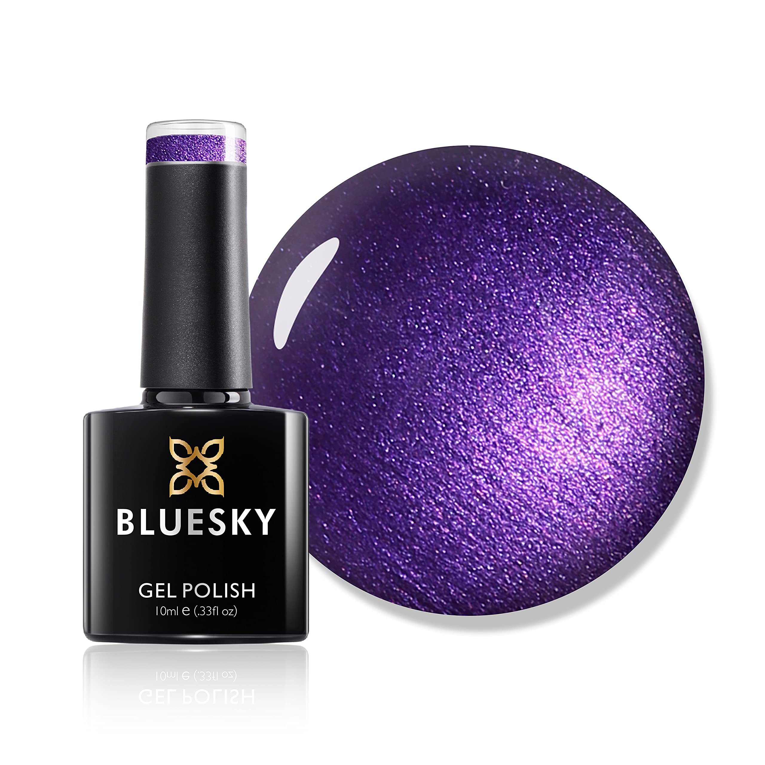 Bluesky Uv Led Gel Soak Off Nail Polish, Grape Gum