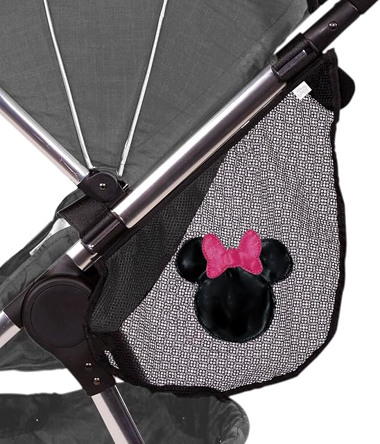 J.L. Childress Disney Baby Side Sling Poussette Cargo Net, Organisateur de Poussettes & Entreposage, Minnie Mouse