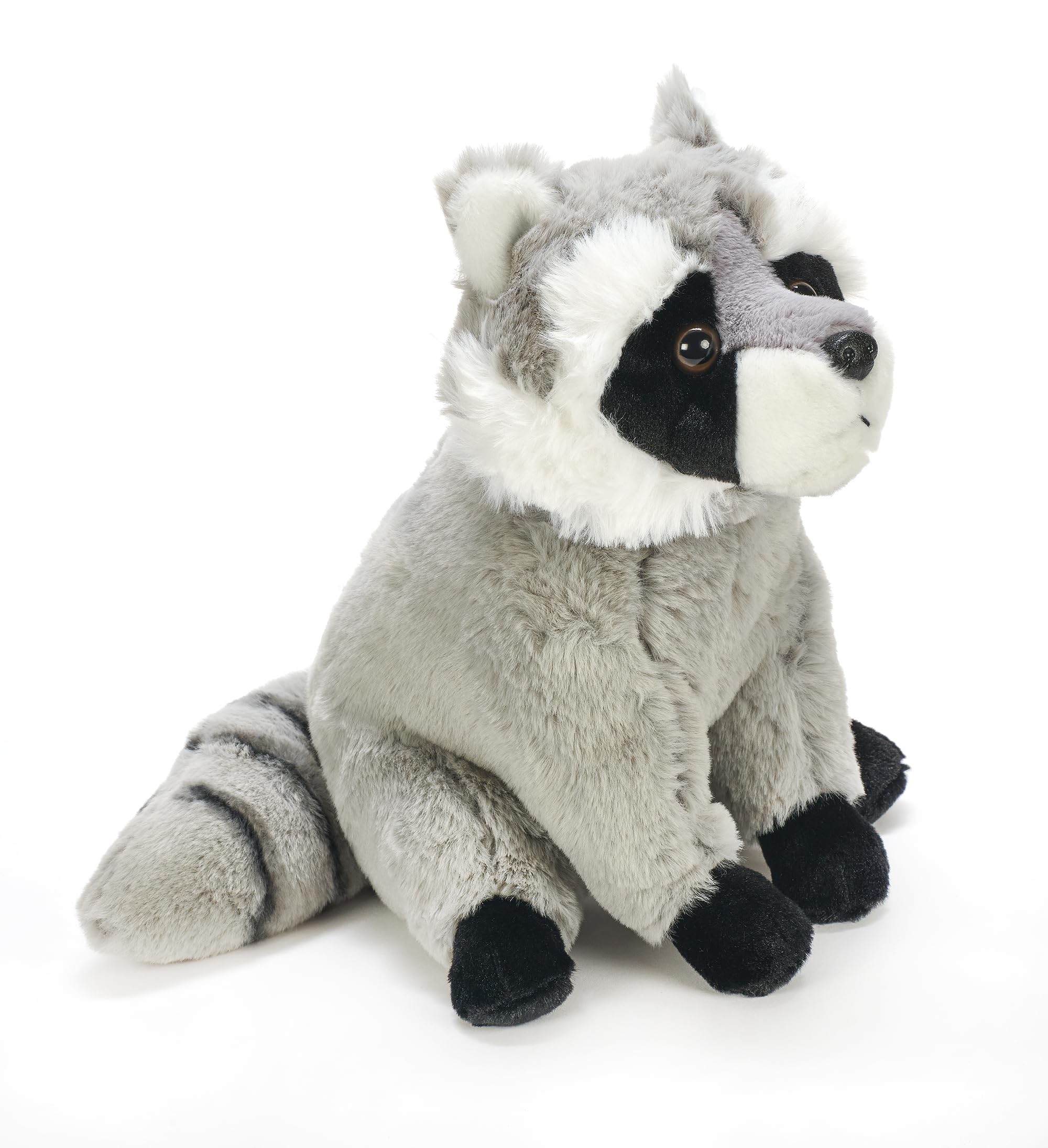 The Petting Zoo Raccoon Stuffed Animal Plushie, Gifts for Kids, Wild Onez Wildlife Zoo Animals, Raccoon Plush Toy 12 inches