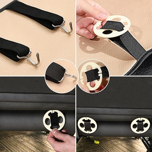 Miniatura 7 de Fundas de asiento para Chevrolet Tracker 1999-2003, funda de asiento de automóvil de cuero impermeable, accesorios para interiores de automóvil