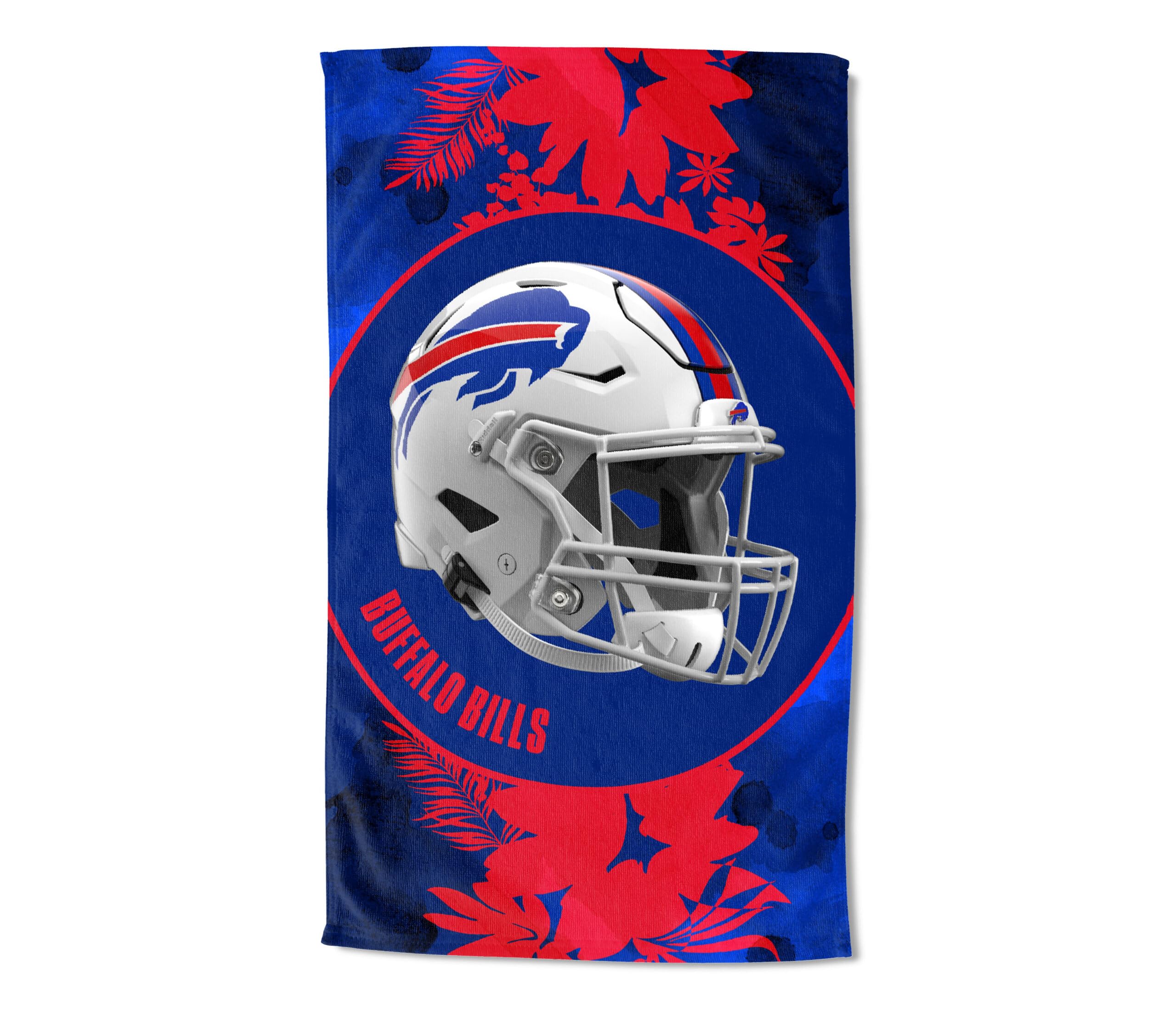 NFL Buffalo Bills Oversized Microfiber Beach Towel, 40 x 72 Inches – Quick Dry, Sand Resistant, Lightweight, Highly Absorbent, Coin Toss Design — image 1