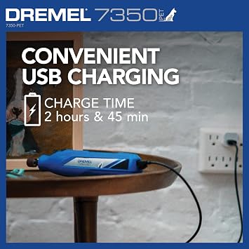 Dremel 7350-PET Dog Nail Grinder, Pet Grooming Kit for Dogs & Cats