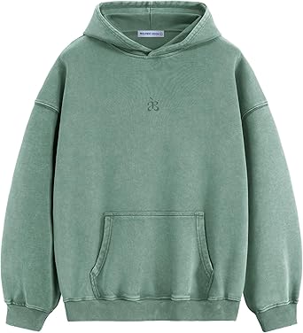 Aelfric Eden Washed Plain Hoodies For Men Women Vintage Acid Wash Oversized Sweatshirts Casual Streetwear Pullover Hoodie