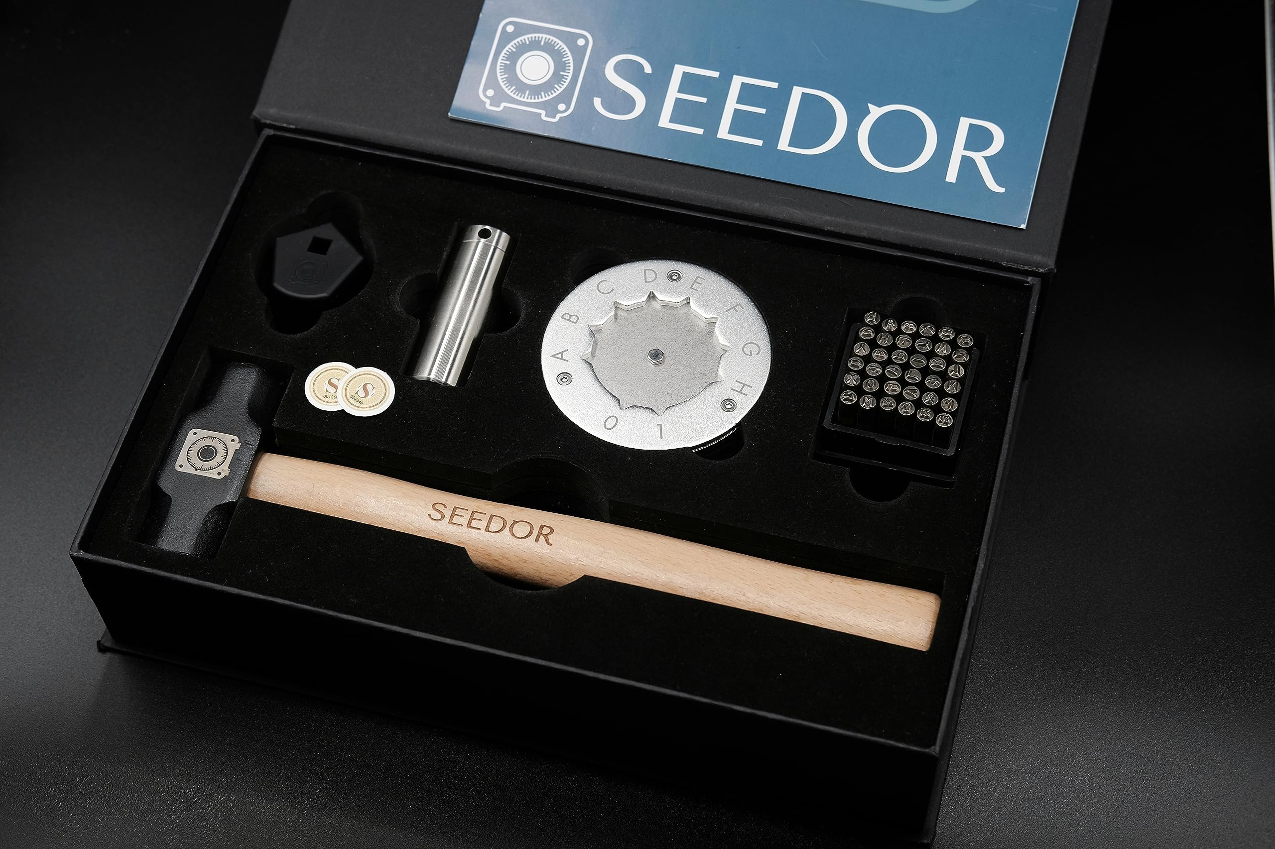 SEEDOR Safe Starter Set - Portefeuille Bitcoin en acier, Seed Words Back-Up  pour wallet physique de crypto, Sauvegarde phrase de récupération, Offline  Cold Storage, compatible avec Hardware Wallets : Amazon.fr: Fournitures de