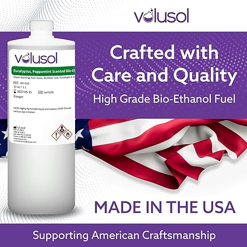 Miniatura 6 de Aroma de eucalipto a menta bioetanol combustión limpiarespetuosa con el medio ambiente 338fl oz32 onzas - Paquete de 9
