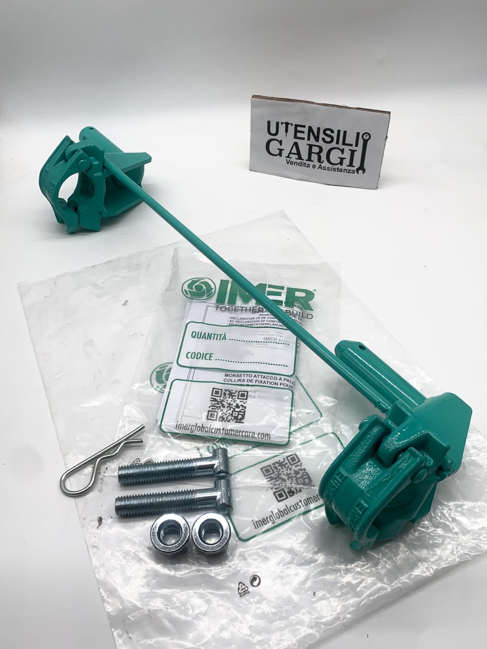MORSETTI A PALO PORTATA 200KG PER ELEVATORE IMER ET 200 N/ES 150 N/BE 200