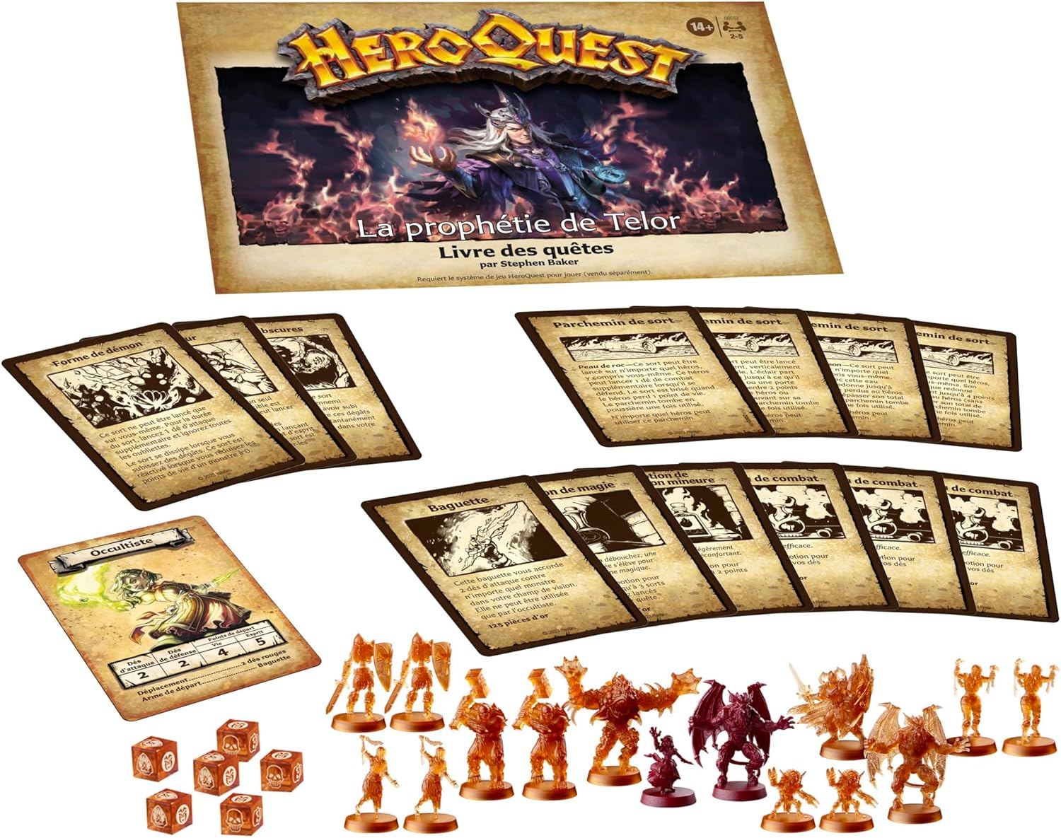 Pixie Games - Avalon Hill HeroQuest Le Tournement de la Reine des Esprits – Extension de Jeu - Pack de Quête - Jeu d'Aventure sur Table - 14 ans et Plus - 2 à 5 joueurs – PIX1506