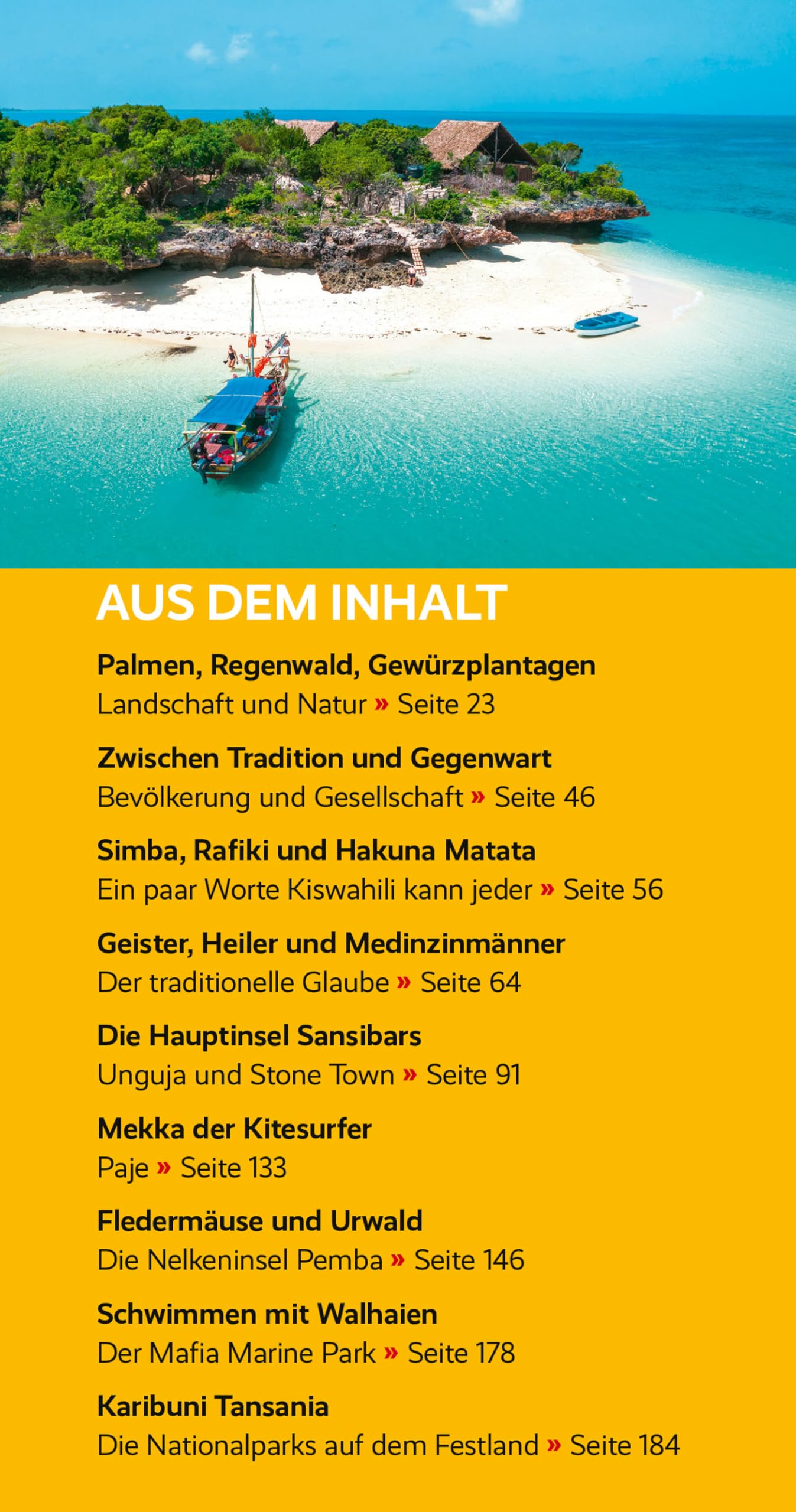 TRESCHER Reiseführer Sansibar: Mit den Inseln Unguja, Pemba und Mafia Island. Insel-Aktivitäten sowie Ausflüge auf das tansanische Festland