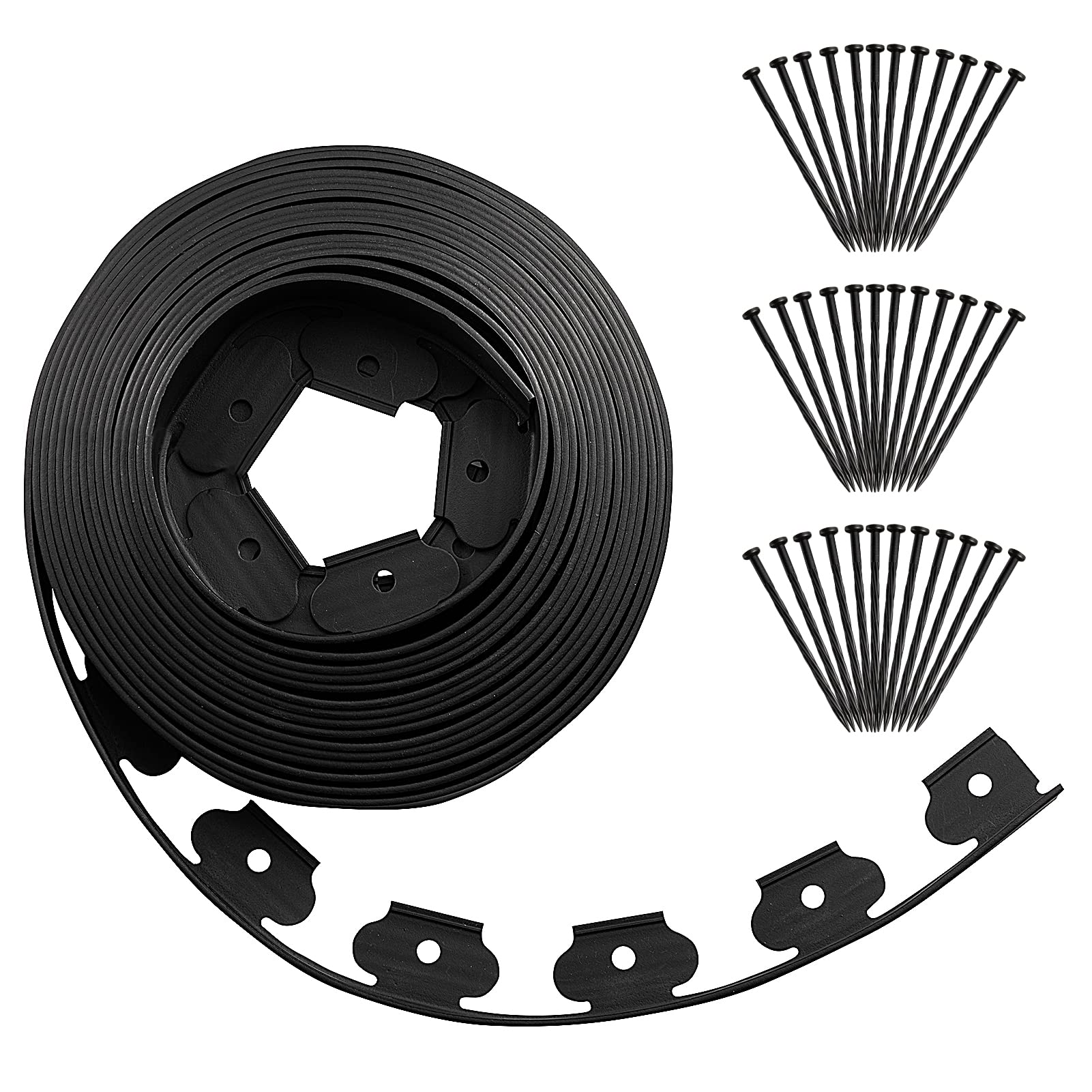 Buy AGTEK 40FT Plastic Landscape Edging Kit NoDig Garden Edging Border