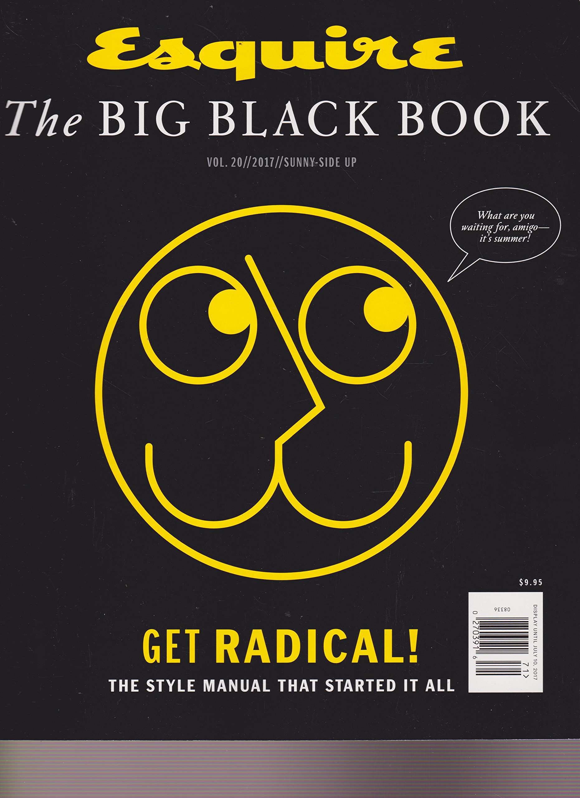 ESQUIRE MAGAZINE THE BIG BLACK BOOK SPRING/SUMMER 2017.