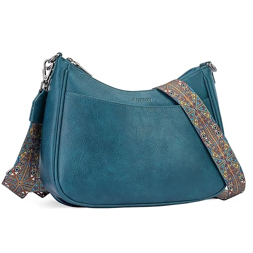 APHISON Trendy Leather Crossbody Purse with Adjustable Strap, Women's Shoulder
