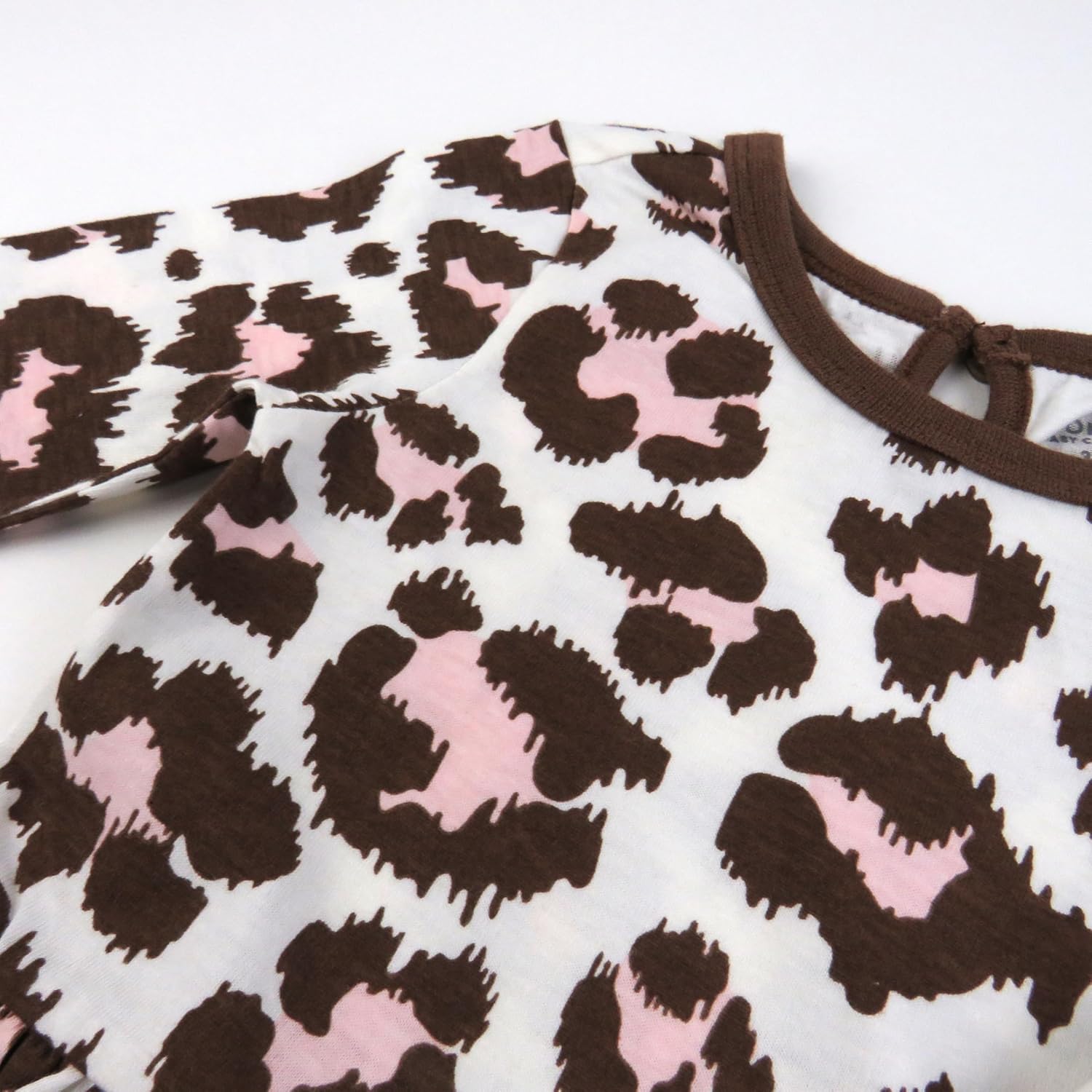 HonestBaby Baby-Girls 3-Pack Long Sleeve Peplum T-Shirt Set 100% Organic Cotton for Toddler, Baby Girls - Image 4