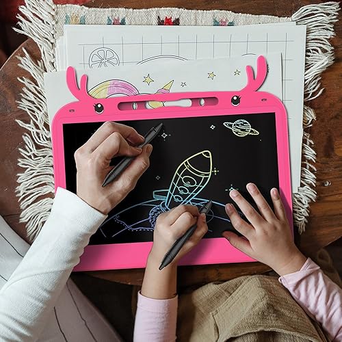 Miniatura 5 de BANGEL Juguetes para niños de 3 4 5 6 7 años tableta de escritura LCD de 135 pulgadas tabla de dibujo colorida para niños juguetes educativos regalo