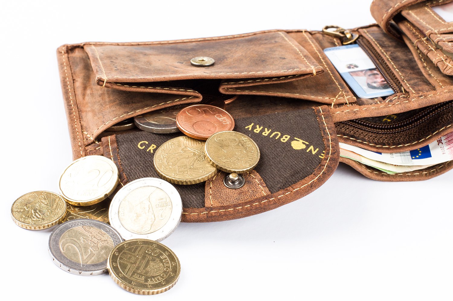 Greenburry Geldbörse Leder 12 cm