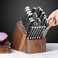 Vista 8 de Cangshan Serie S 1026054 - Juego de 23 cuchillos forjados de acero alemán