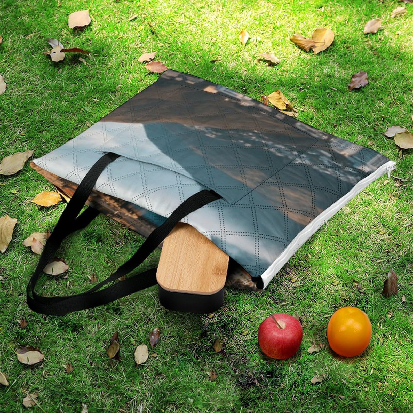 Tappetino da spiaggia Città del Capo con stampa con vista sulla città, portatile, extra large, adatto per viaggi, escursioni, festival musicali, prati, spiagge all'aperto picnic